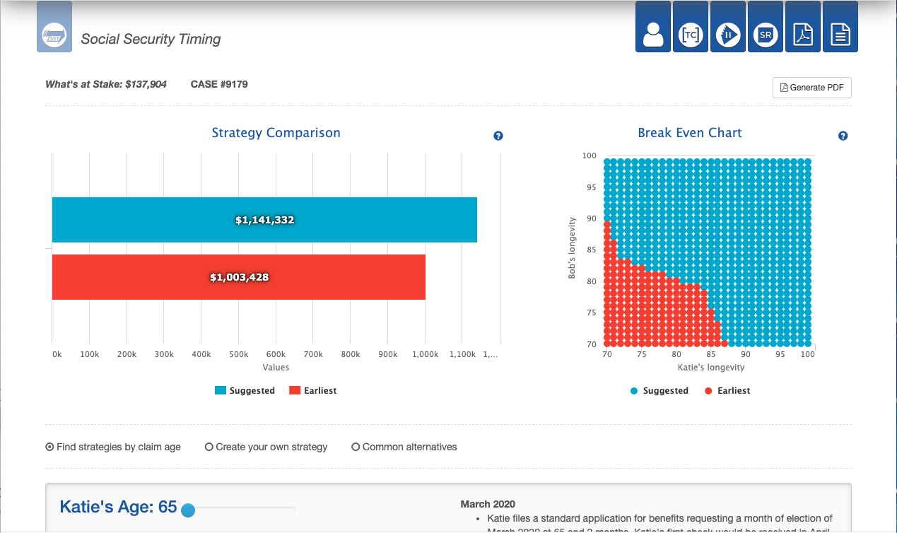 Screen Shot Social Security Timing