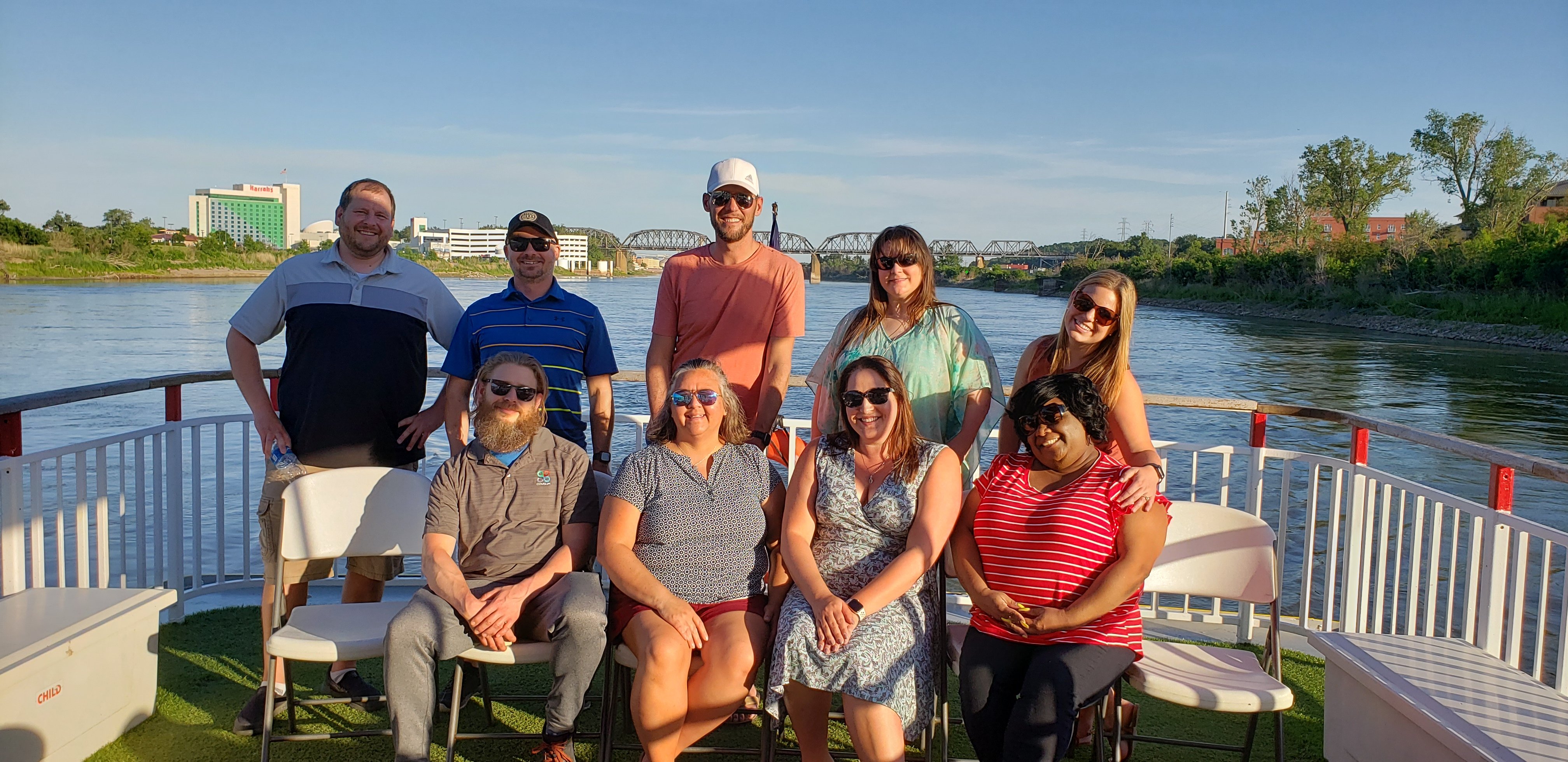 Covisum team on board the River City Star