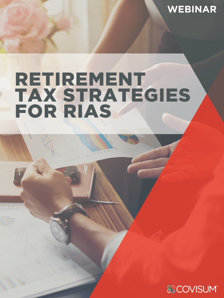 Retirement Tax Strategies for RIAs