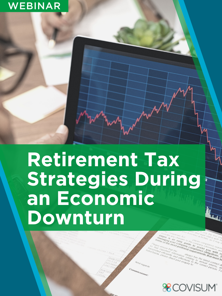 Retirement Tax Strategies During an Economic Downturn